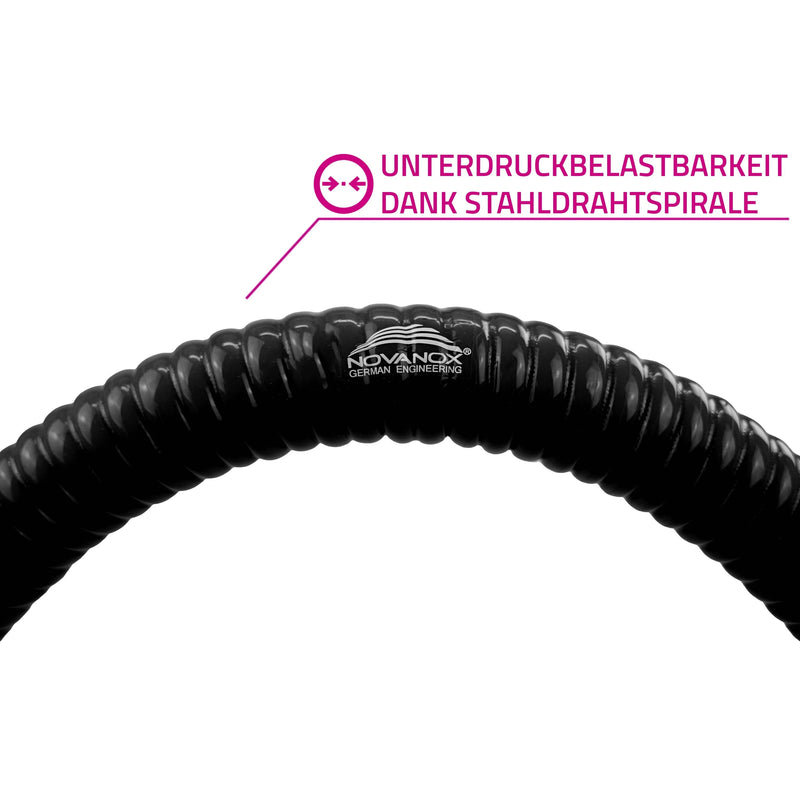 Laden Sie das Bild in Galerie -Viewer, NovaNox® Superflex Silikonschlauch Drahteinlage Ø 13mm bis 54 mm Größe wählbar