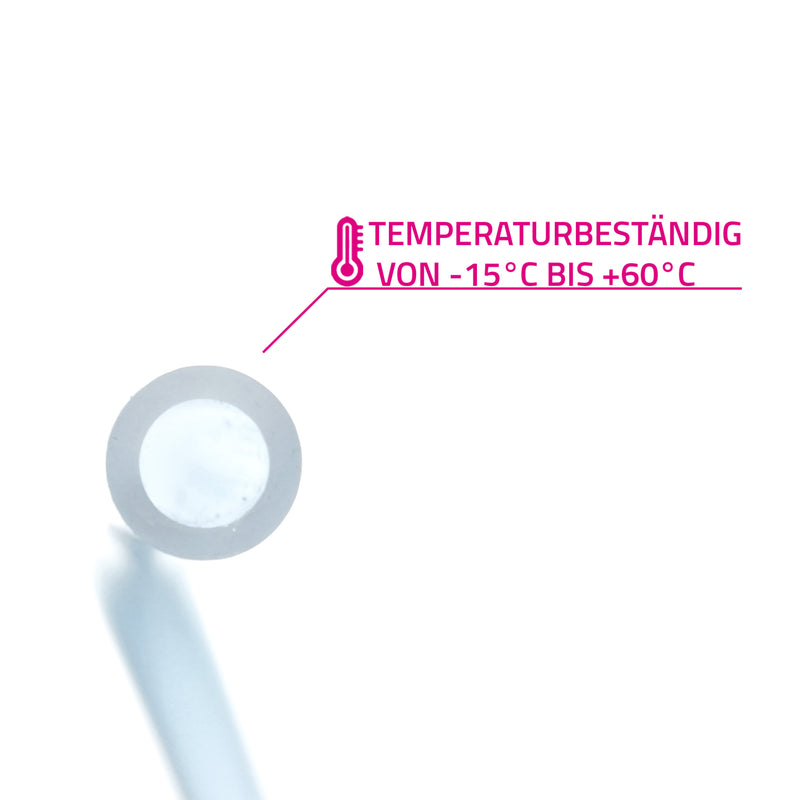 Load image into Gallery viewer, PVC hose, aquarium hose, food hose Transparent NovaNox® sold by the meter *ID / OD selectable*