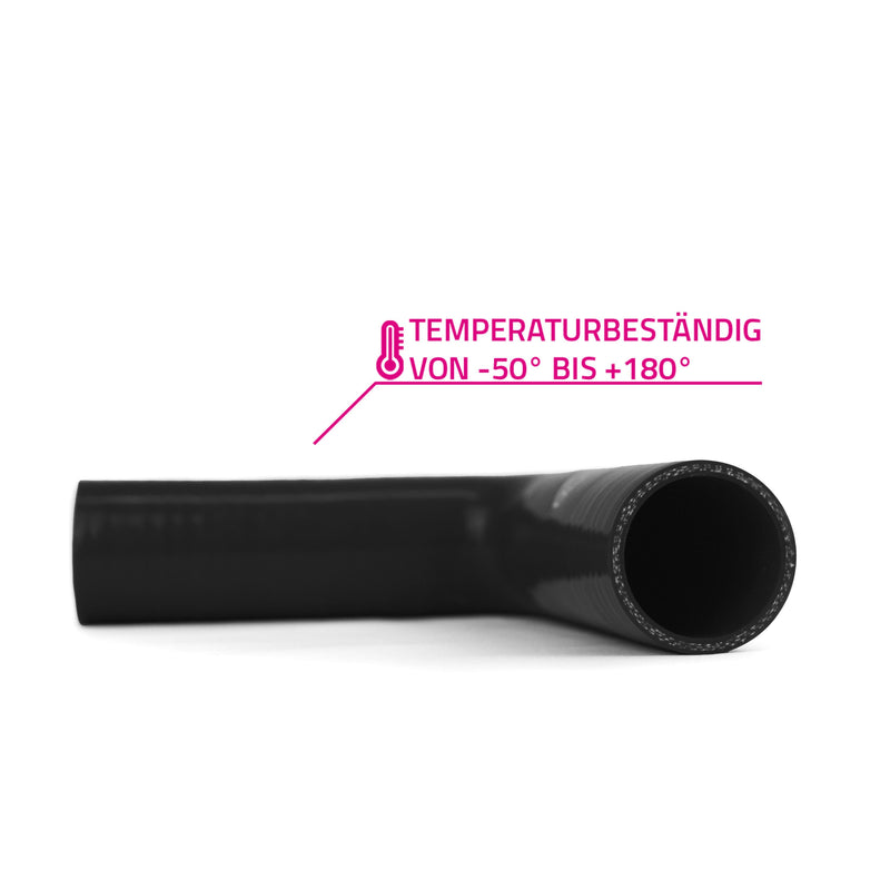 Laden Sie das Bild in Galerie -Viewer, NovaNox® Silikonbogen 90 Grad ID Ø 16-102mm Silikonschlauch *Größe wählbar*