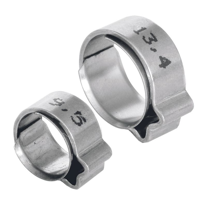 Laden Sie das Bild in Galerie -Viewer, 100x NORMA 1-Ohr-Klemme m. Ring W1 W4