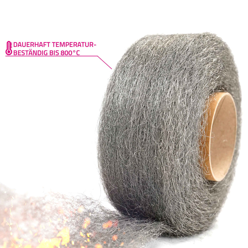 Chargez l'image dans la visionneuse de la galerie, Edelstahlwolle temperaturbeständig bis 800°C