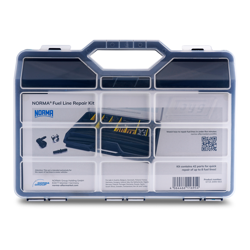Laden Sie das Bild in Galerie -Viewer, NORMA® Sortimentskasten Fuel Line Repair Kit