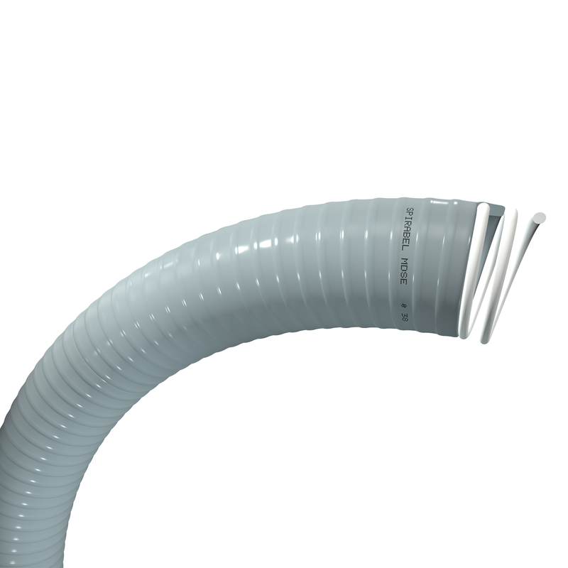 Laden Sie das Bild in Galerie -Viewer, SPIRABEL MDSE GRIS - PVC Spiralschlauch grau kälteflexibel
