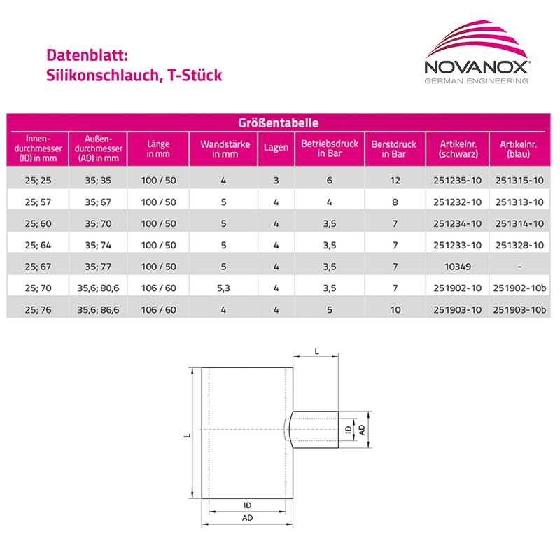 Laden Sie das Bild in Galerie -Viewer, datenblatt_und_technische_zeichnung_t-verbinder