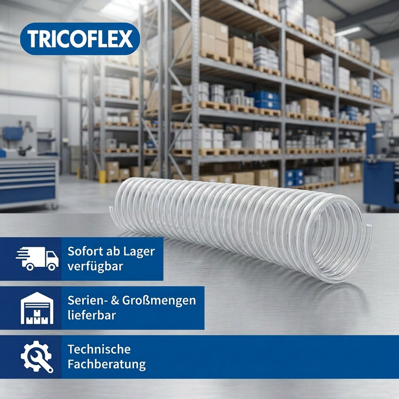 Laden Sie das Bild in Galerie -Viewer, SPIRABEL SI - PVC Spiralschlauch gelb mit Lebensmittelqualität