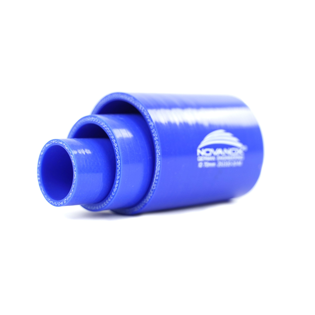100 mm Silikonverbinder Blau