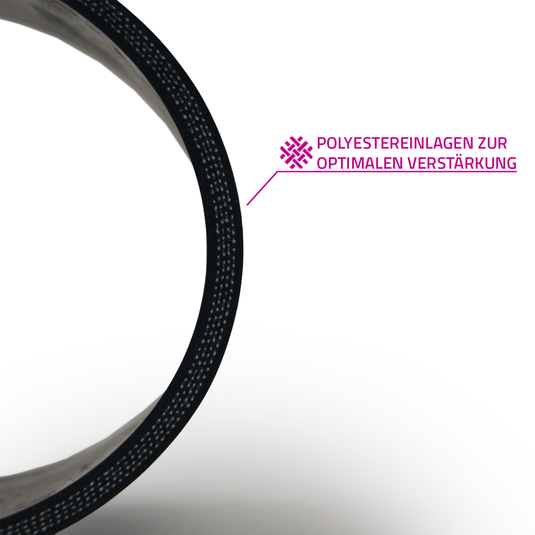 NovaNox® 250mm Silikonschlauch 25 cm Kühlerschlauch Silikonrohr
