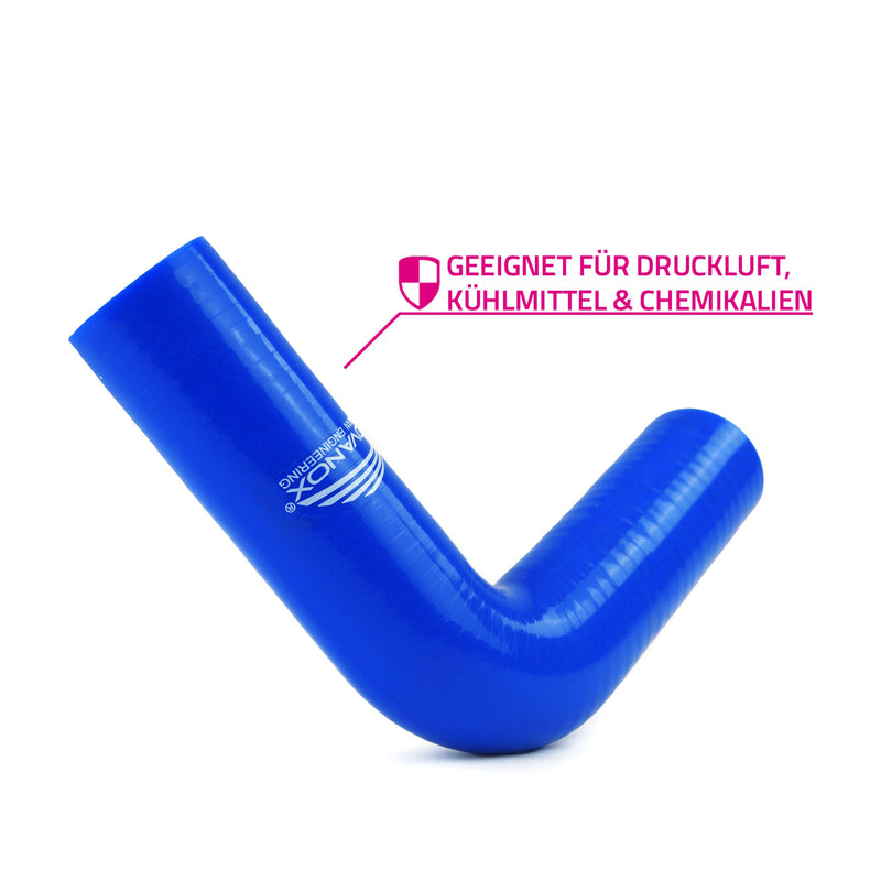 Laden Sie das Bild in Galerie -Viewer, NovaNox® Silikonbogen 90 Grad ID Ø 16-102mm Silikonschlauch *Größe wählbar*
