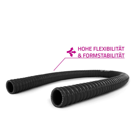 NovaNox® Superflex Silikonschlauch Drahteinlage Ø 13mm bis 54 mm Größe wählbar