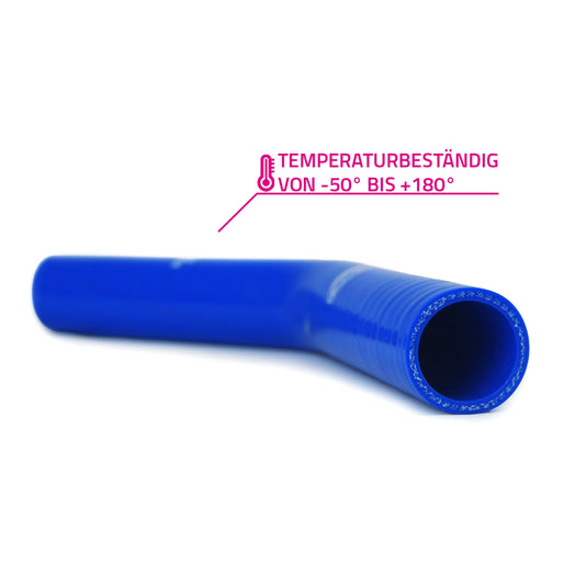 45 Grad Silikonbogen USP 3 blau