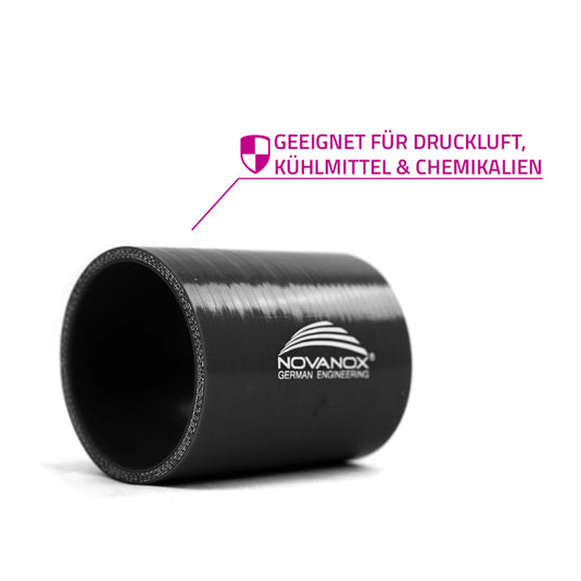 0,1 m Silikonschlauch USP 1 Schwarz