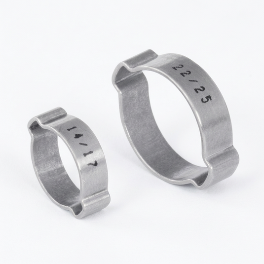 100x NORMA 2-Ohr-Klemme W1 W4