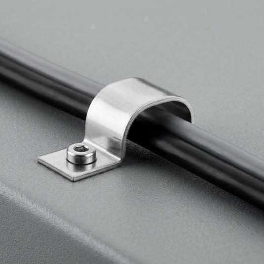 100x NORMA Befestigungsschelle DIN 72571 W1 für zwei Leitungen