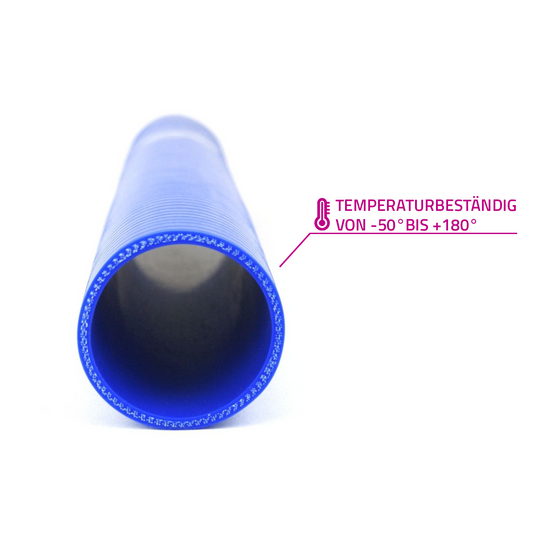 0,5 Meter Silikonschlauch USP 2 Blau