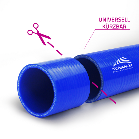 0,5 Meter Silikonschlauch USP 4 Blau