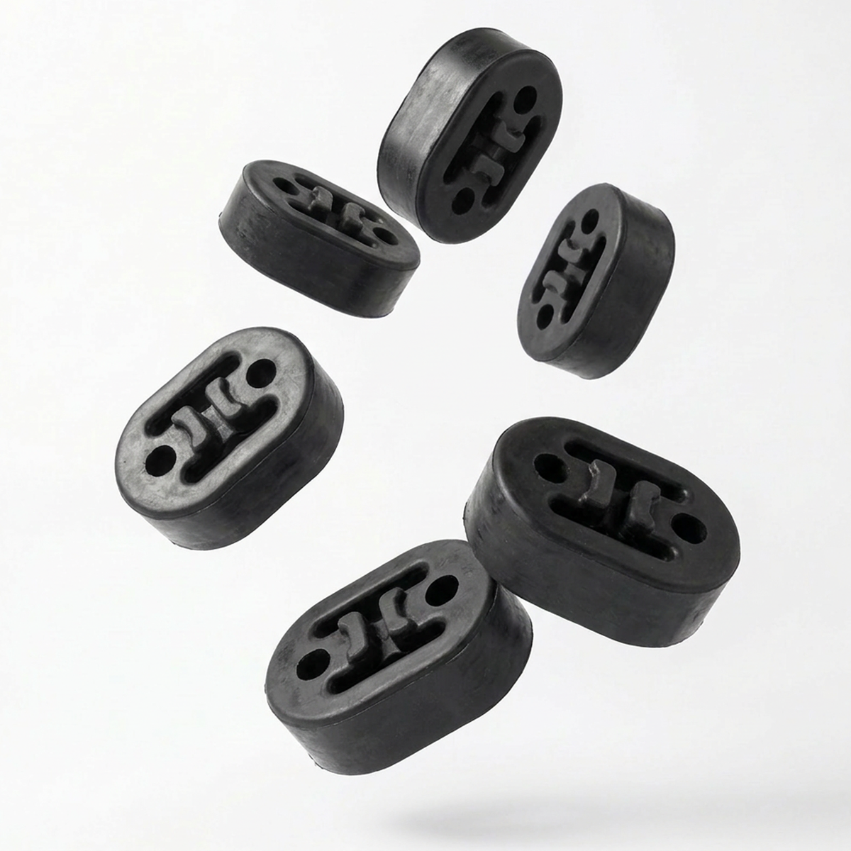 6x Auspuff Gummi Auspuffhalter für Mitsubishi, Hyundai – Abbildung 2