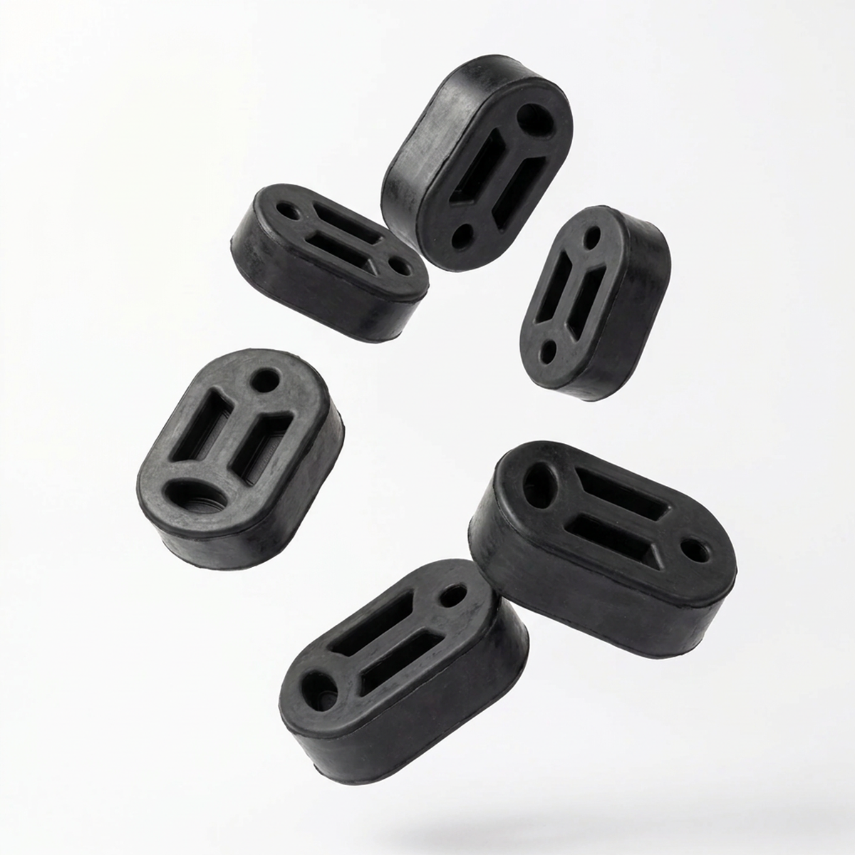 6x Auspuff Gummi Auspuffhalter für Citroën, Peugeot