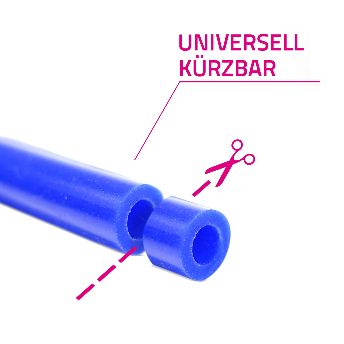 Unterdruckschlauch blau USP 6