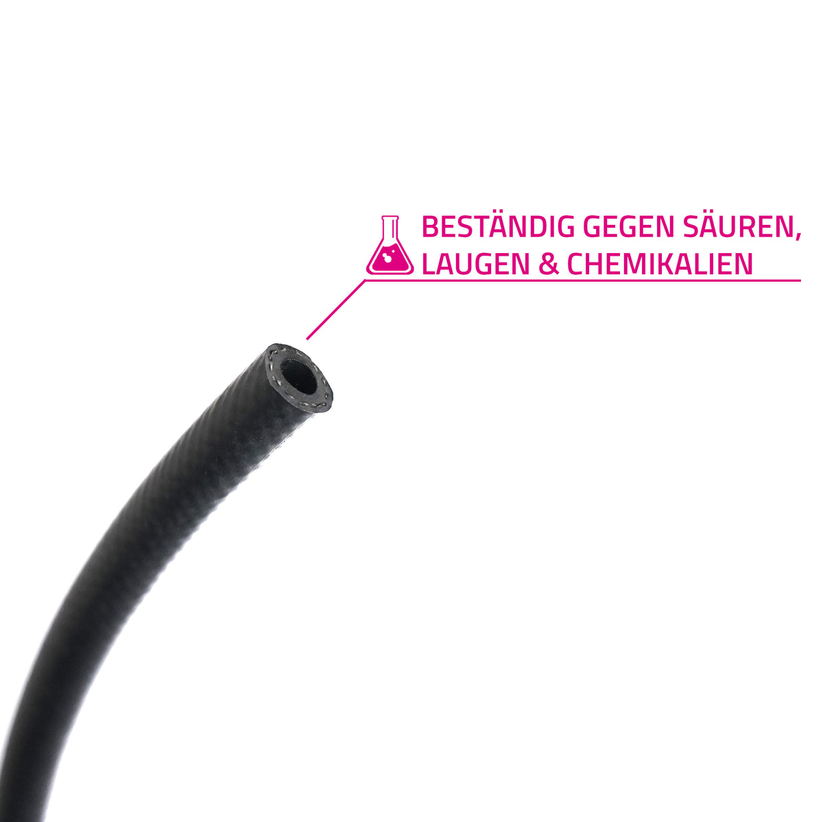 Benzinschlauch NBR Kraftstoffschlauch Meterware 1m bis 50m Innen-Ø 3,2-25mm NovaNox® – Abbildung 2