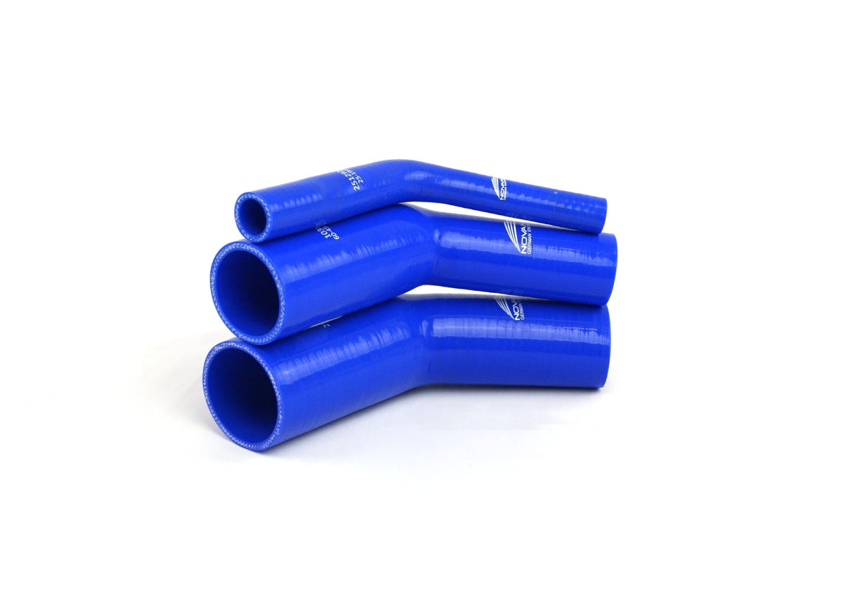 45° Reduzierbogen blau