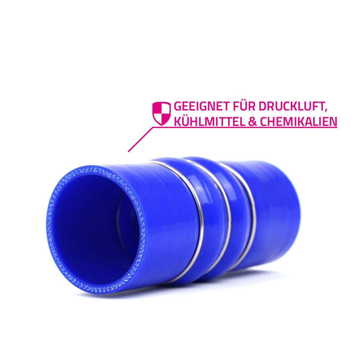 Geeignet für Druckluft, Kühlmittel & Chemikalien