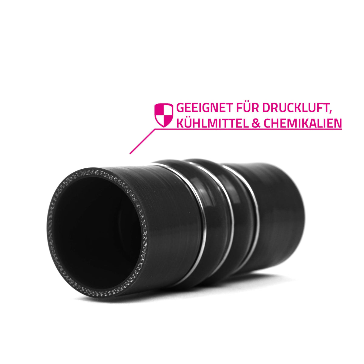 Geeignet für Druckluft, Kühlmittel & Chemikalien